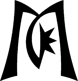 M logo