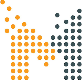 M logo