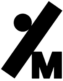 M logo