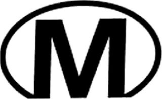 M logo