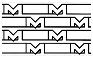 M logo