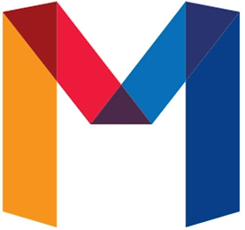 M logo