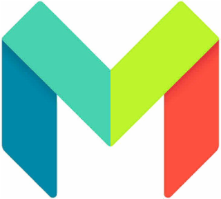 M logo