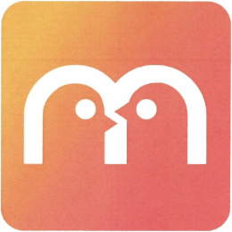 M logo