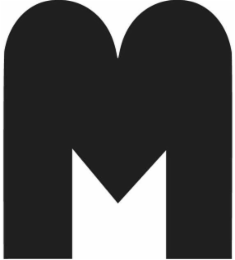 M logo