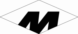 M logo