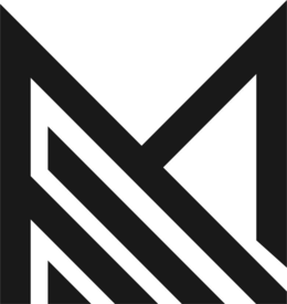 M logo