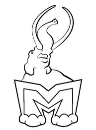 M logo