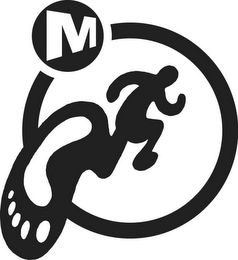 M logo