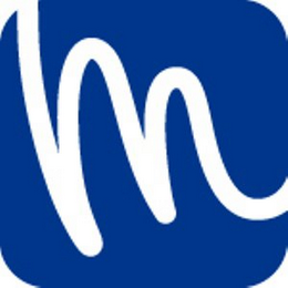 M logo