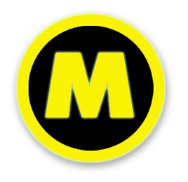M logo