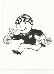 M logo