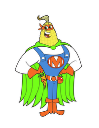 M logo