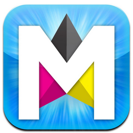 M logo