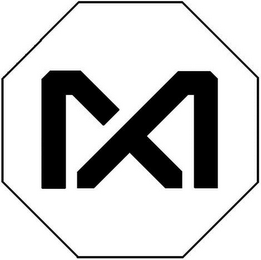 M logo