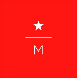 M logo
