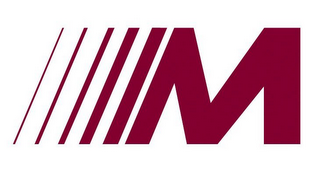 M logo