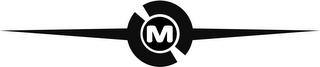 M logo