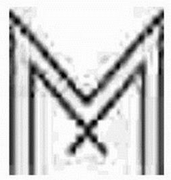 M logo