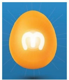 M logo