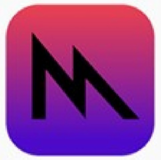 M logo