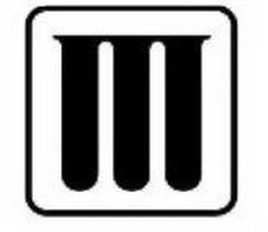 M logo