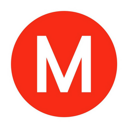 M logo