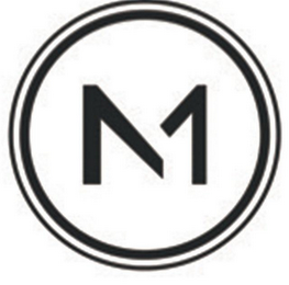 M logo