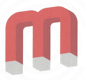 M logo