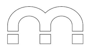 M logo