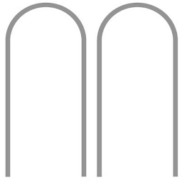 M logo