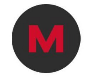 M logo