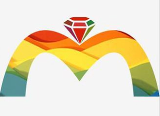 M logo