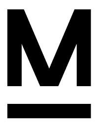M logo