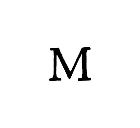 M logo