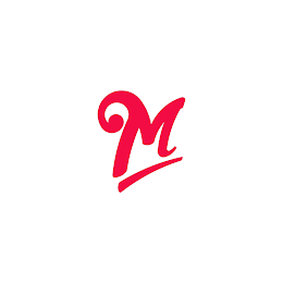 M logo