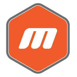 M logo
