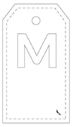 M logo