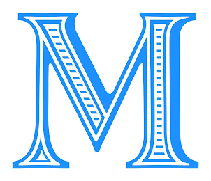 M logo