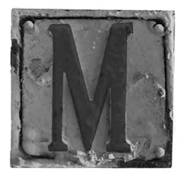 M logo