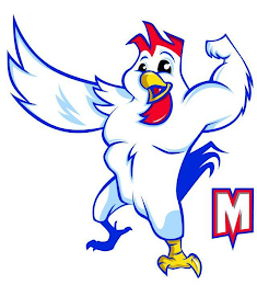 M logo