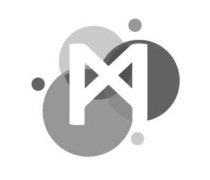 M logo