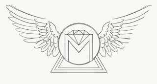 M logo