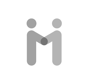 M logo
