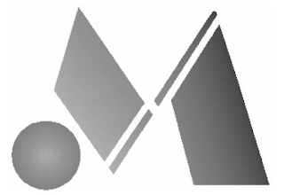 M logo