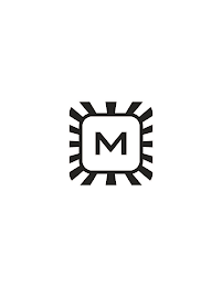 M logo