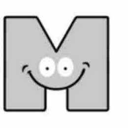 M logo