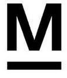 M logo