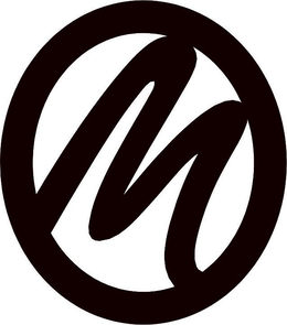 M logo