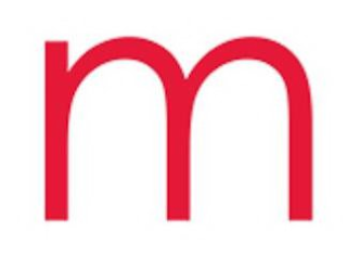M logo